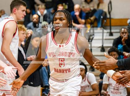 Thumbnail 3 in Archbishop Spalding @ St. John’s (Capital Hoops Mayhem on Military) photogallery.