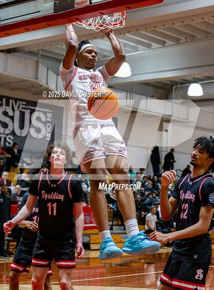 Thumbnail 3 in Archbishop Spalding @ St. John’s (Capital Hoops Mayhem on Military) photogallery.