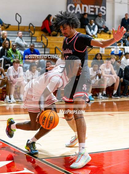 Thumbnail 3 in Archbishop Spalding @ St. John’s (Capital Hoops Mayhem on Military) photogallery.
