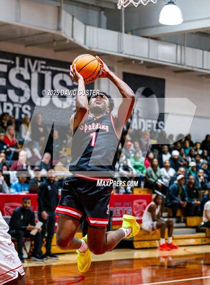 Thumbnail 1 in Archbishop Spalding @ St. John’s (Capital Hoops Mayhem on Military) photogallery.