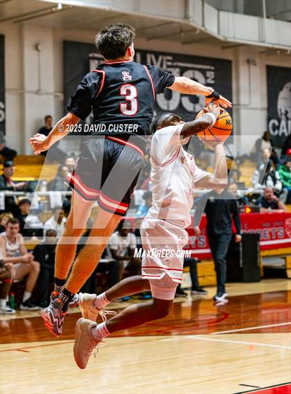 Thumbnail 1 in Archbishop Spalding @ St. John’s (Capital Hoops Mayhem on Military) photogallery.