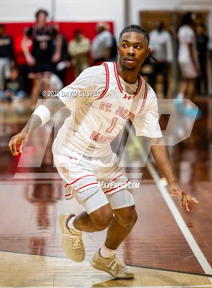 Thumbnail 3 in Archbishop Spalding @ St. John’s (Capital Hoops Mayhem on Military) photogallery.