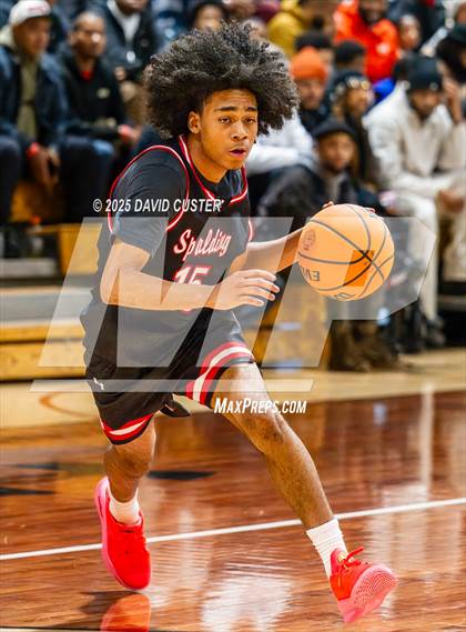 Thumbnail 2 in Archbishop Spalding @ St. John’s (Capital Hoops Mayhem on Military) photogallery.