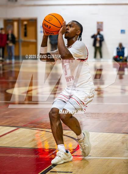 Thumbnail 2 in Archbishop Spalding @ St. John’s (Capital Hoops Mayhem on Military) photogallery.