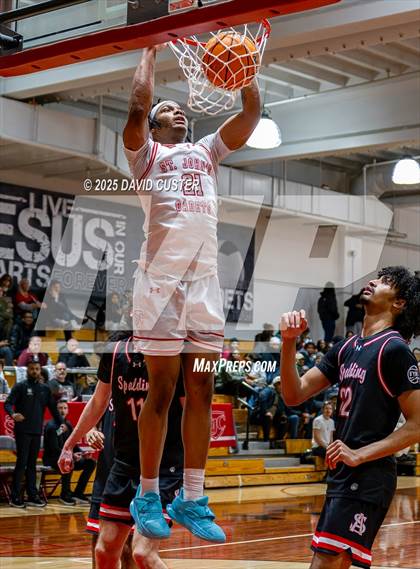 Thumbnail 1 in Archbishop Spalding @ St. John’s (Capital Hoops Mayhem on Military) photogallery.