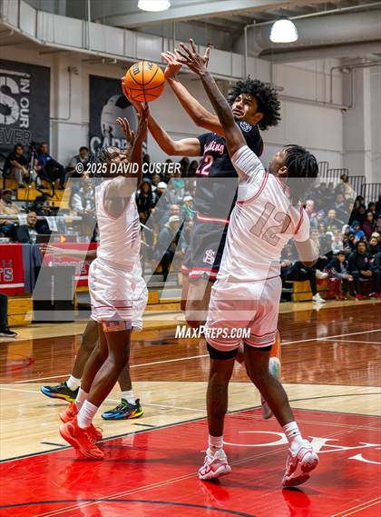 Thumbnail 3 in Archbishop Spalding @ St. John’s (Capital Hoops Mayhem on Military) photogallery.