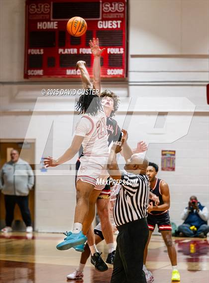 Thumbnail 2 in Archbishop Spalding @ St. John’s (Capital Hoops Mayhem on Military) photogallery.