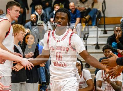 Thumbnail 1 in Archbishop Spalding @ St. John’s (Capital Hoops Mayhem on Military) photogallery.