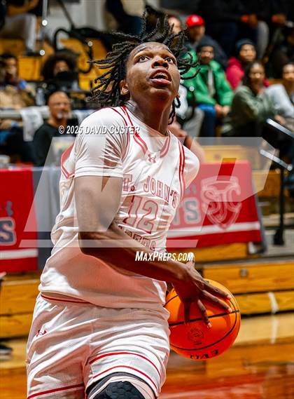 Thumbnail 1 in Archbishop Spalding @ St. John’s (Capital Hoops Mayhem on Military) photogallery.