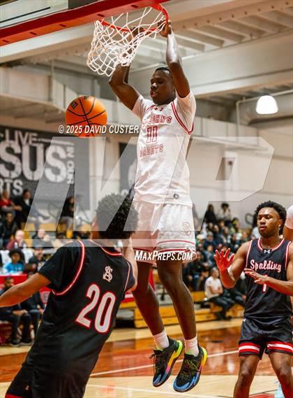 Thumbnail 2 in Archbishop Spalding @ St. John’s (Capital Hoops Mayhem on Military) photogallery.