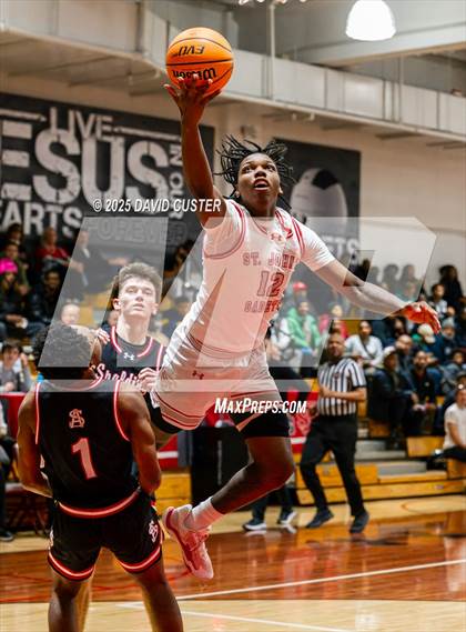 Thumbnail 2 in Archbishop Spalding @ St. John’s (Capital Hoops Mayhem on Military) photogallery.