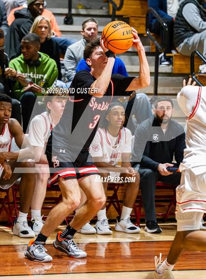 Thumbnail 1 in Archbishop Spalding @ St. John’s (Capital Hoops Mayhem on Military) photogallery.