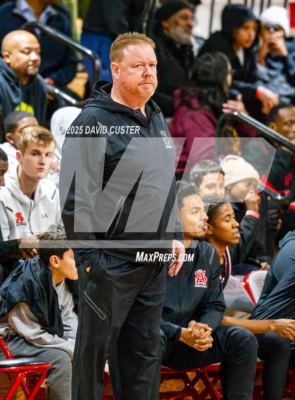 Thumbnail 3 in Archbishop Spalding @ St. John’s (Capital Hoops Mayhem on Military) photogallery.