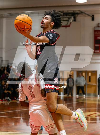 Thumbnail 3 in Archbishop Spalding @ St. John’s (Capital Hoops Mayhem on Military) photogallery.