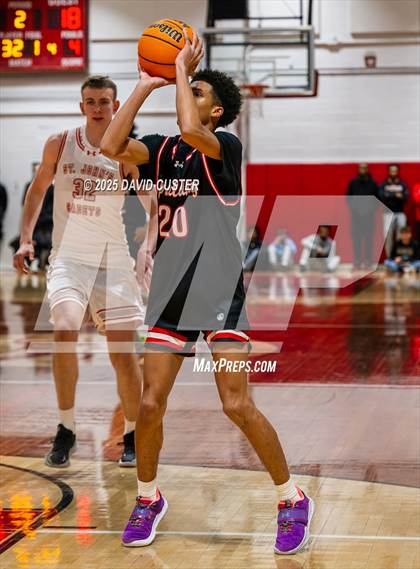 Thumbnail 2 in Archbishop Spalding @ St. John’s (Capital Hoops Mayhem on Military) photogallery.