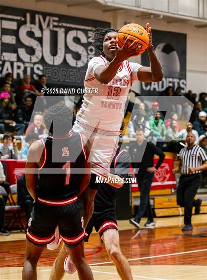 Thumbnail 1 in Archbishop Spalding @ St. John’s (Capital Hoops Mayhem on Military) photogallery.