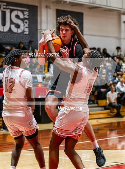 Thumbnail 3 in Archbishop Spalding @ St. John’s (Capital Hoops Mayhem on Military) photogallery.