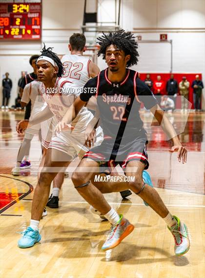 Thumbnail 1 in Archbishop Spalding @ St. John’s (Capital Hoops Mayhem on Military) photogallery.