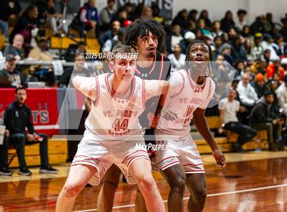 Thumbnail 2 in Archbishop Spalding @ St. John’s (Capital Hoops Mayhem on Military) photogallery.