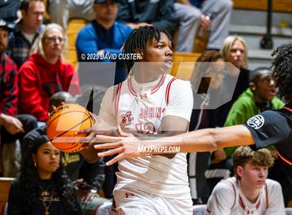 Thumbnail 3 in Archbishop Spalding @ St. John’s (Capital Hoops Mayhem on Military) photogallery.