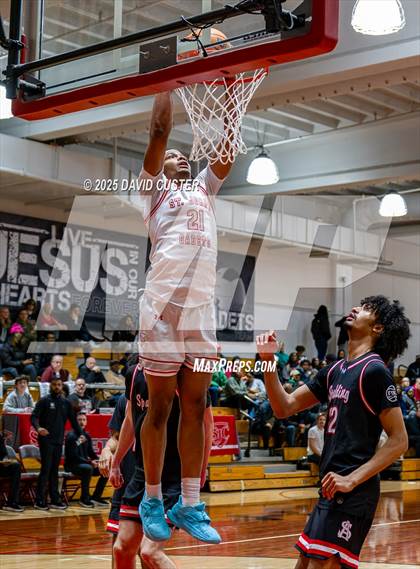 Thumbnail 3 in Archbishop Spalding @ St. John’s (Capital Hoops Mayhem on Military) photogallery.