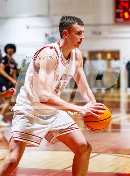 Thumbnail 1 in Archbishop Spalding @ St. John’s (Capital Hoops Mayhem on Military) photogallery.