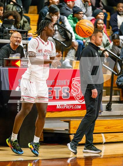 Thumbnail 1 in Archbishop Spalding @ St. John’s (Capital Hoops Mayhem on Military) photogallery.