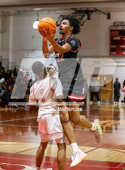 Thumbnail 2 in Archbishop Spalding @ St. John’s (Capital Hoops Mayhem on Military) photogallery.
