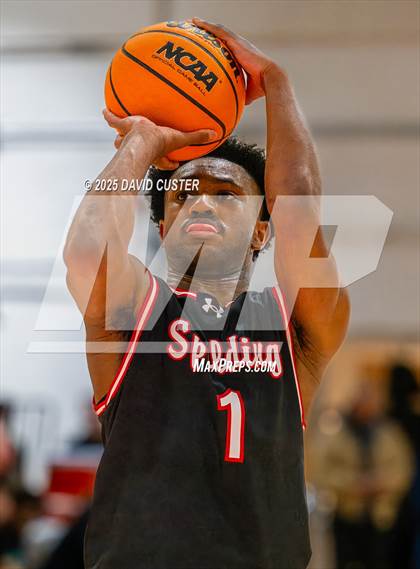 Thumbnail 2 in Archbishop Spalding @ St. John’s (Capital Hoops Mayhem on Military) photogallery.