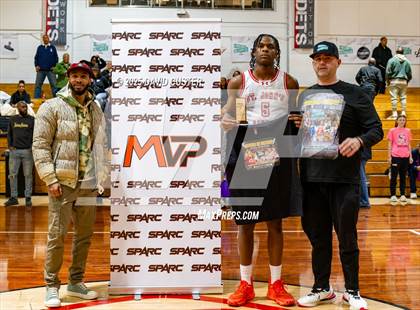 Thumbnail 2 in Archbishop Spalding @ St. John’s (Capital Hoops Mayhem on Military) photogallery.