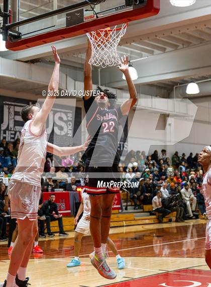 Thumbnail 2 in Archbishop Spalding @ St. John’s (Capital Hoops Mayhem on Military) photogallery.