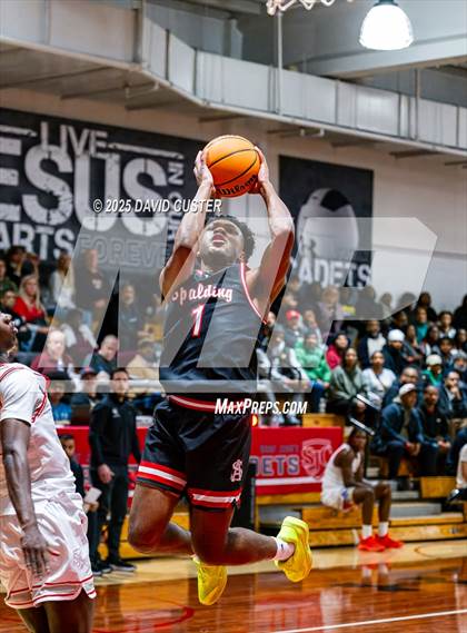 Thumbnail 3 in Archbishop Spalding @ St. John’s (Capital Hoops Mayhem on Military) photogallery.