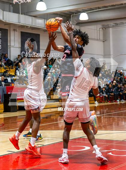 Thumbnail 2 in Archbishop Spalding @ St. John’s (Capital Hoops Mayhem on Military) photogallery.