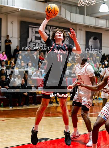 Thumbnail 1 in Archbishop Spalding @ St. John’s (Capital Hoops Mayhem on Military) photogallery.