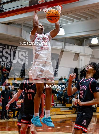 Thumbnail 2 in Archbishop Spalding @ St. John’s (Capital Hoops Mayhem on Military) photogallery.