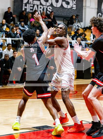 Thumbnail 3 in Archbishop Spalding @ St. John’s (Capital Hoops Mayhem on Military) photogallery.