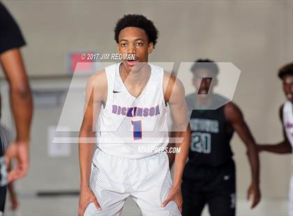 Thumbnail 2 in Dickinson vs. Fort Bend Bush (McDonald's Texas Invitational) photogallery.