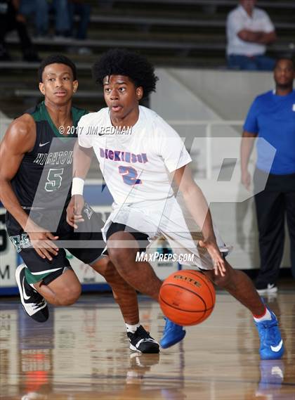 Thumbnail 2 in Dickinson vs. Fort Bend Bush (McDonald's Texas Invitational) photogallery.