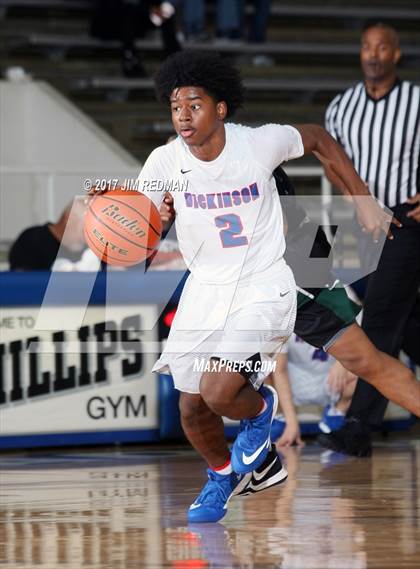 Thumbnail 3 in Dickinson vs. Fort Bend Bush (McDonald's Texas Invitational) photogallery.