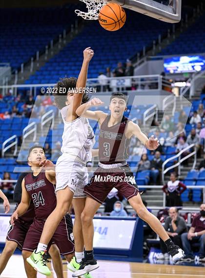 Thumbnail 3 in The Meadows School vs. West Wendover (NIAA State 2A Semifinal) photogallery.