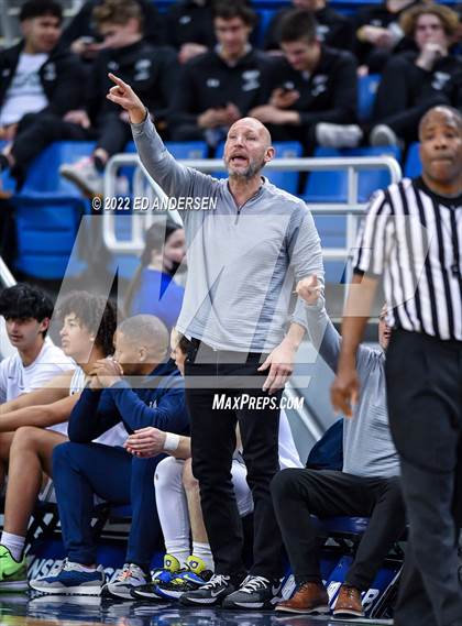 Thumbnail 3 in The Meadows School vs. West Wendover (NIAA State 2A Semifinal) photogallery.
