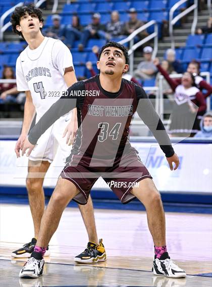 Thumbnail 3 in The Meadows School vs. West Wendover (NIAA State 2A Semifinal) photogallery.