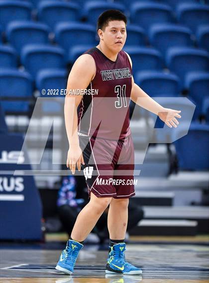 Thumbnail 1 in The Meadows School vs. West Wendover (NIAA State 2A Semifinal) photogallery.