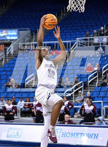 Thumbnail 2 in The Meadows School vs. West Wendover (NIAA State 2A Semifinal) photogallery.