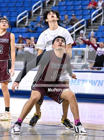 Thumbnail 2 in The Meadows School vs. West Wendover (NIAA State 2A Semifinal) photogallery.