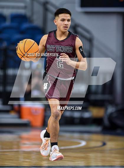 Thumbnail 3 in The Meadows School vs. West Wendover (NIAA State 2A Semifinal) photogallery.