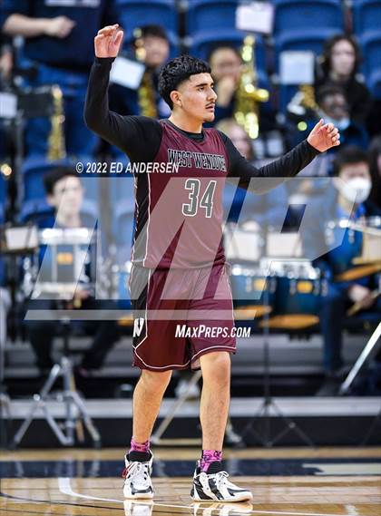 Thumbnail 2 in The Meadows School vs. West Wendover (NIAA State 2A Semifinal) photogallery.