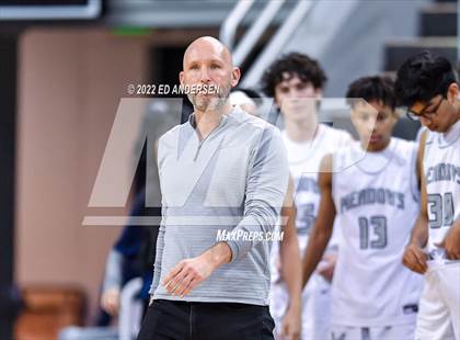Thumbnail 2 in The Meadows School vs. West Wendover (NIAA State 2A Semifinal) photogallery.