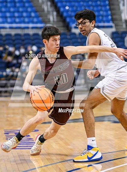 Thumbnail 1 in The Meadows School vs. West Wendover (NIAA State 2A Semifinal) photogallery.