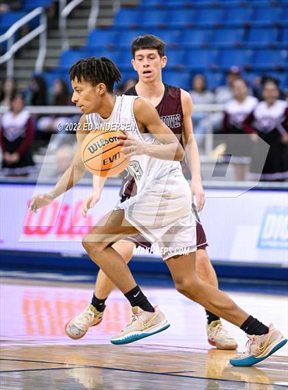 Thumbnail 1 in The Meadows School vs. West Wendover (NIAA State 2A Semifinal) photogallery.